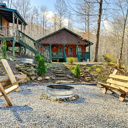 Smoky Mountain Cabin With Camping Area And Fire Pit! Whittier ภายนอก รูปภาพ