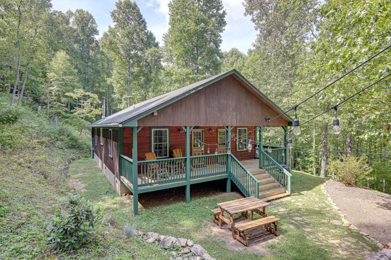 Smoky Mountain Cabin With Camping Area And Fire Pit! Whittier ภายนอก รูปภาพ