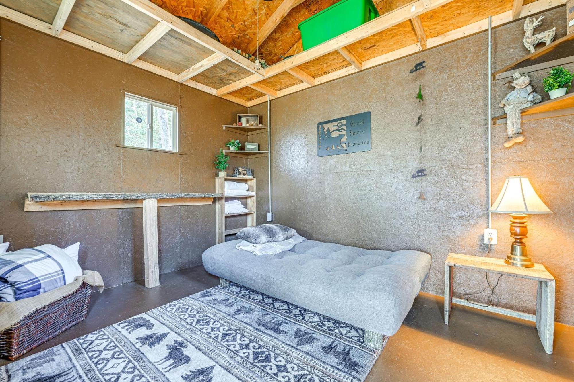 Smoky Mountain Cabin With Camping Area And Fire Pit! Whittier ภายนอก รูปภาพ