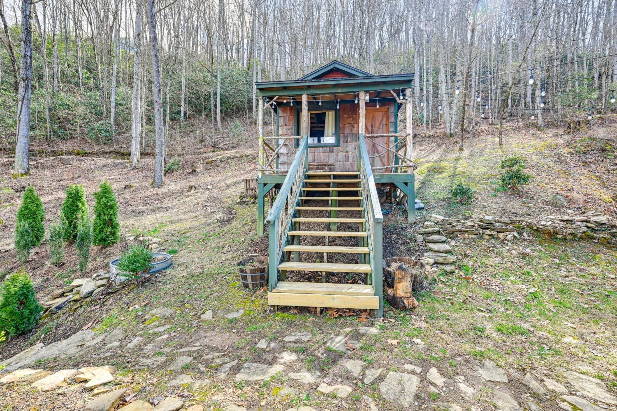 Smoky Mountain Cabin With Camping Area And Fire Pit! Whittier ภายนอก รูปภาพ